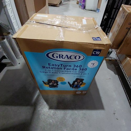 GRACO EASYTURN 360 2-IN-1 CONVERTIBLE CAR SEAT - CYRAN BLACK/GREY (MODEL: 2227897) image 7