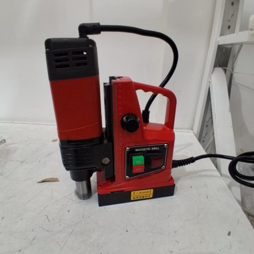 MAGNETIC SINGLE TRACK DRILL PRESS 110V, 1.6" BORING DIAMETER - ORANGE - (MODEL: J1C-40) image 2