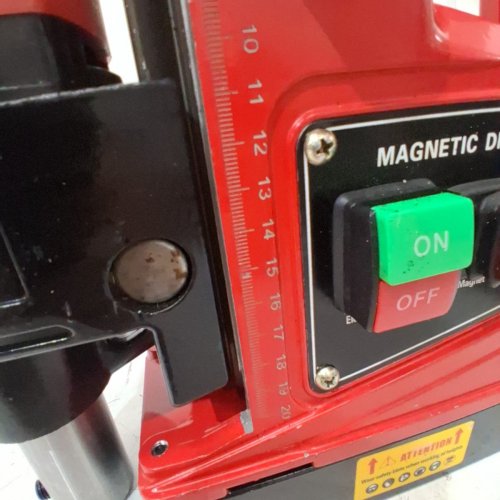 MAGNETIC SINGLE TRACK DRILL PRESS 110V, 1.6" BORING DIAMETER - ORANGE - (MODEL: J1C-40) image 5