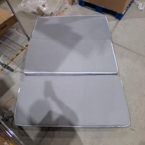 TRIFOLD FOLDABLE MATTRESS - 6" FULL - GREY image 4