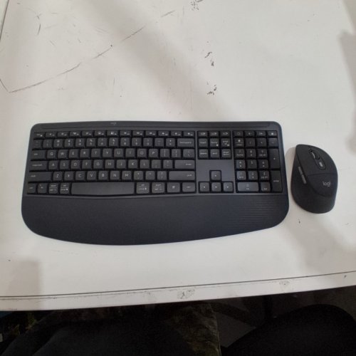 2PC LOGITECH SIGNATURE COMFORT PLUS ERGONOMIC WIRELESS KEYBOARD AND MOUSE COMBO - GRAPHITE (MK880 / M850 L) image 5
