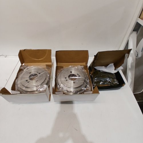 REAR BRAKE DRUM FOR HYUNDAI ACCENT KIA RIO RIO5 (MODEL:8-9776)- FRONT SEMI-METALLIC DISC BRAKE PADS REPLACEMENT FOR 2006-2011 HYUNDAI ACCENT KIA RIO RIO5 (MODEL:SIM-1156) image 2