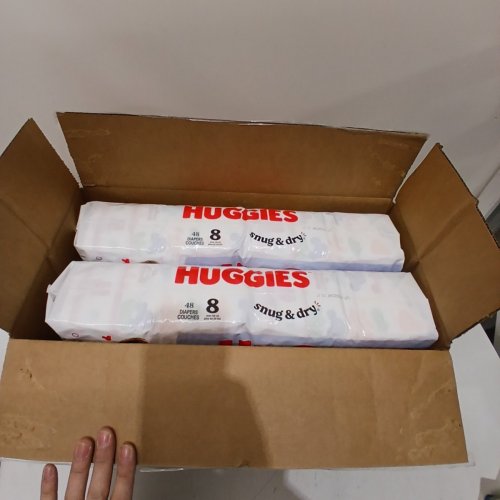96PK HUGGIES SNUG AND DRY WITH BLOWOUT AND LEAKPROOF PROTECTION - SIZE 8 image 2