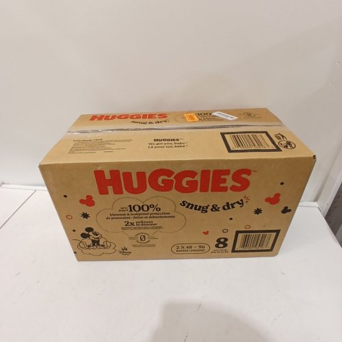 96PK HUGGIES SNUG AND DRY WITH BLOWOUT AND LEAKPROOF PROTECTION - SIZE 8 image 3