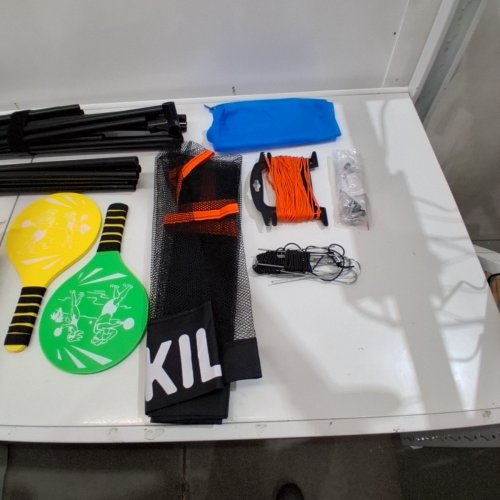 KIKILIVE MULTIPURPOSE INDOOR & OUTDOOR PICKLEBALL /BADMINTON NET WITH ACCESSORIES & CARRY BAG - MULTICOLOURED image 3