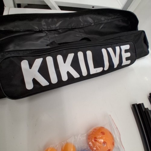KIKILIVE MULTIPURPOSE INDOOR & OUTDOOR PICKLEBALL /BADMINTON NET WITH ACCESSORIES & CARRY BAG - MULTICOLOURED image 6