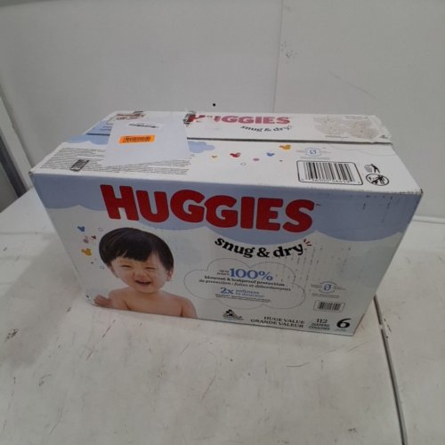 112PK HUGGIES SNUG AND DRY DIAPERS - SIZE 6 (OVER 112LBS ) - DISNEY BABY MICKEY MOUSE (MODEL: 56459) image 2