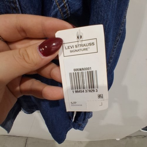 WOMEN'S LEVI STRAUSS SIGNATURE DENIM BOYFRIEND FIT JACKET - SMALL - BLUE (STYLE: 006WA0001) image 3