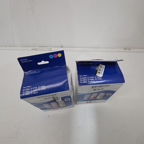 2 (3PC) EPSON 522 COMBO PACK INK REFILL BOTTLES FOR SELECT ECOTANK PRINTERS - 65ML EACH - CYAN, MAGENTA, YELLOW (MODEL: T522520-S/CP) image 4