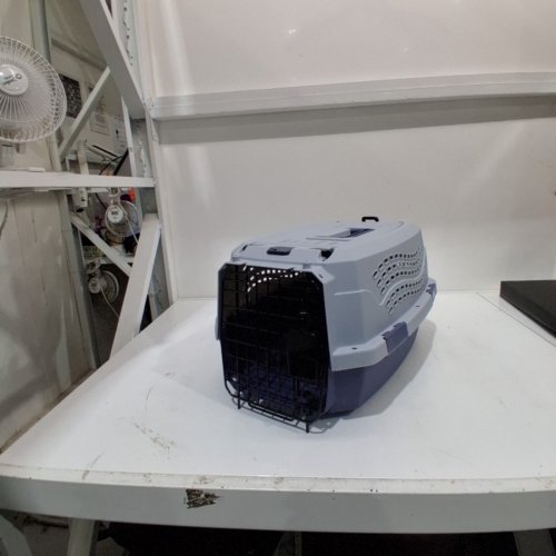 AMAZON BASICS PET CARRIER - BLUE image 2