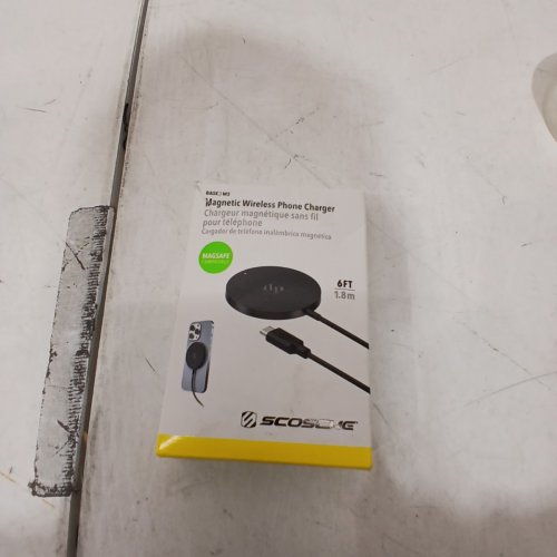 SCOSCHE MAGNETIC WIRELESS PHONE CHARGER -COMPATIBLE WITH IPHONE - 6FT CABLE - BLACK (MODEL: BASE3MS) image 5