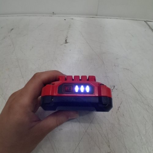 2PC CRAFTSMAN MAX LITHIUM ION BATTERY WITH CHARGER - 2.0AH - 20V - RED/BLACK (MODEL: CMCB202) image 2