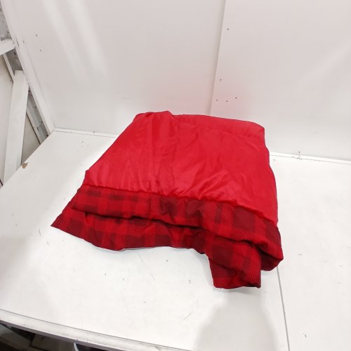 COLEMAN AUTUMN TRAILS +20* SLEEPING BAG - 39" X 79" - RED, PLAID image 2