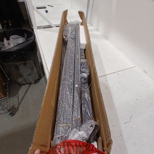 KZZLOL HEAVY DUTY METAL NO BOX SPRING NEEDED BED FRAME - 4" - KING - BLACK (MODEL:AM01-KJ03-4K-B) image 5