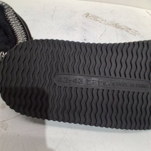 WOMEN'S PLUBOOVA PLATFORM HOME SLIPPERS - SIZES 9-10 - BLACK (STYLE : 00739411297012) image 4