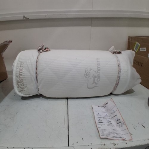 VIVIDVIBEBEARPAS REINFORCED TODDLER CASHMERE CRIB MATTRESS - 27.6" X 52" X 5" - WHITE (MODEL: SY-02) image 2