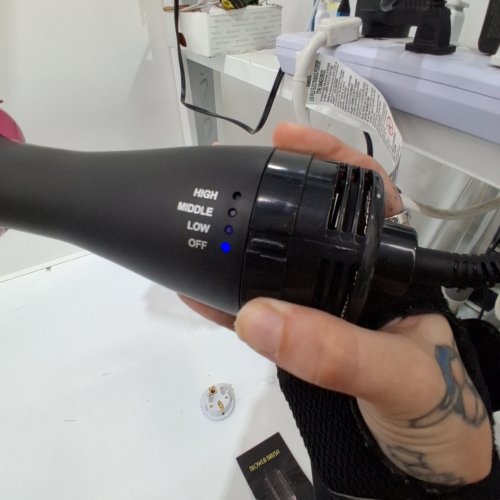 VASLON HOT AIR BRUSH - PINK/BLACK image 2