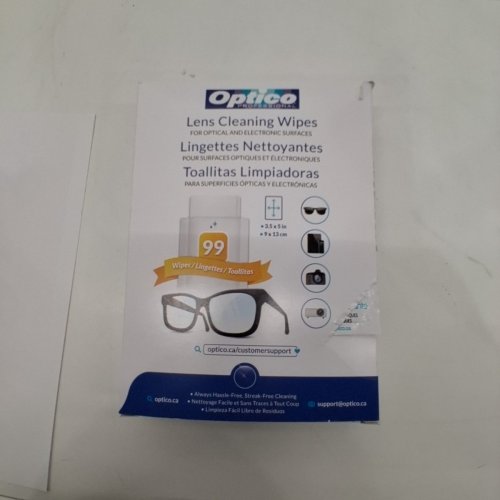 99PK OPTICO PRE-MOISTENED STREAK-FREE PREMIUM LENS CLEANING CLOTHS image 2