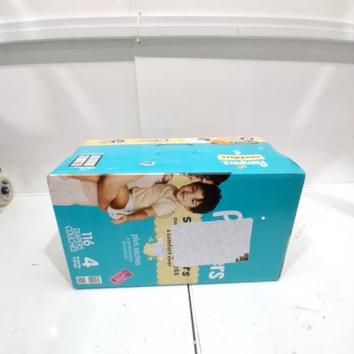 116PK PAMPERS SWADDLERS 360 LEAKPROOF DISPOSABLE BABY DIAPERS - SIZE 4 (15LBS- 34LBS)LBS) image 2