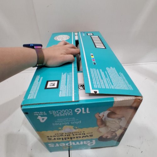 116PK PAMPERS SWADDLERS 360 LEAKPROOF DISPOSABLE BABY DIAPERS - SIZE 4 (15LBS- 34LBS)LBS) image 4