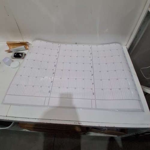 DRY ERASE MONTHLY WALL PLANNER WITH ACCESSORIES - 58" X 38" - WHITE image 2