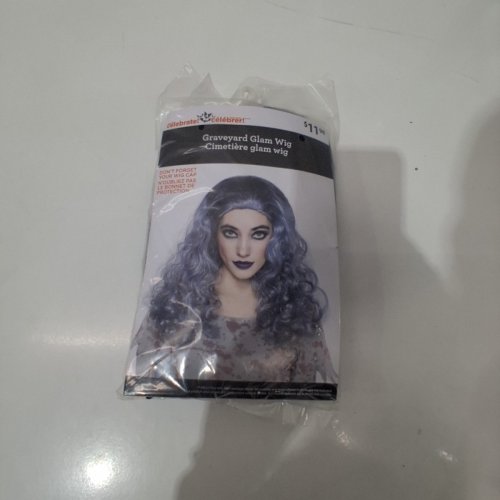 WOMEN'S WAY TO CELEBRATE GRAVEYARD GLAM WIG - OSFM - GRAY/BLUE (ITEM: 02928) image 2