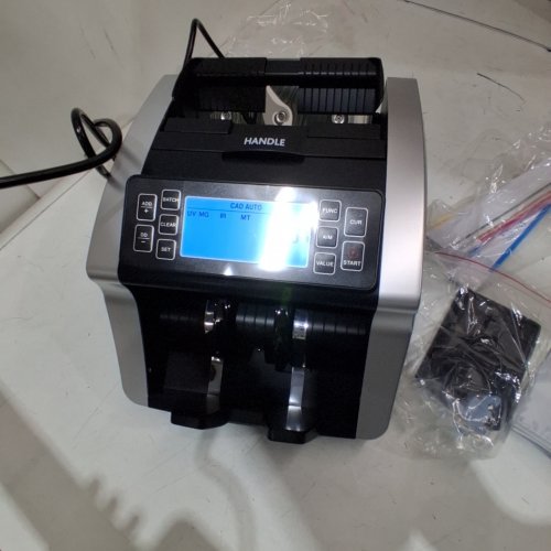 ANEKEN MONEY COUNTER MACHINE - UV/MG/MT/IR/DD COUNTERFEIT DETECTION - 3.7" LCD DISPLAY CASH COUNTING MACHINE - 1200 BILLS/MINUTE - BLACK (MODEL: AL-5800) image 2