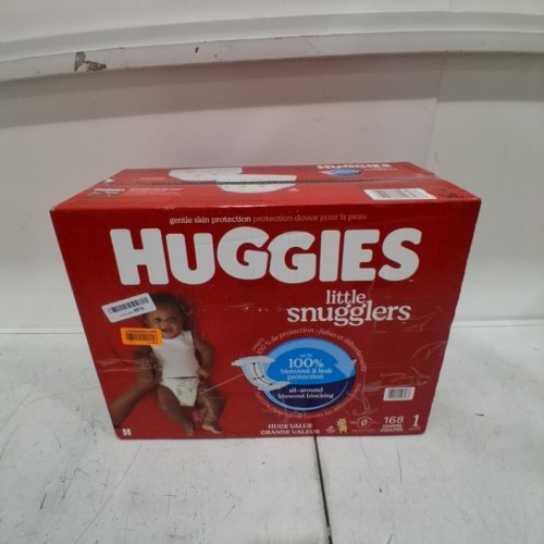 168PK HUGGIES WINNIE THE POOH LITTLE SNUGGLERS DISPOSIBLE DIAPERS - SIZE 1 - WINNIE THE POOH image 2