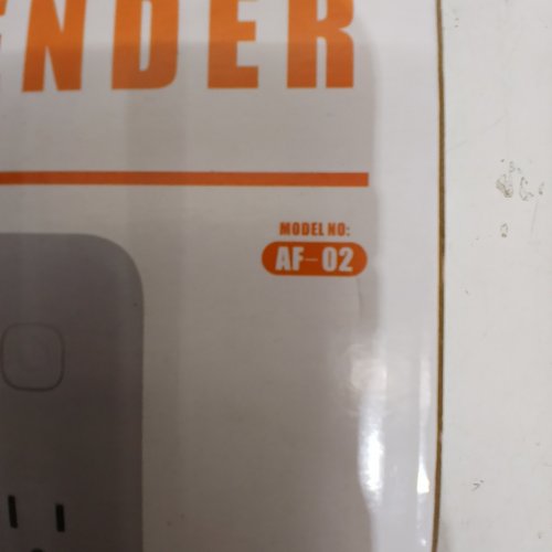 WALL-MOUNTED ELECTRICAL OUTLET EXTENDER - 25.6" - WHITE image 3