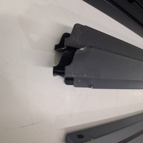 VASAGLE HEAVY DUTY PLATFORM METAL BED FRAME WITH UNDERBED STORAGE - KING - BLACK (MODEL: RMB654D02) image 4