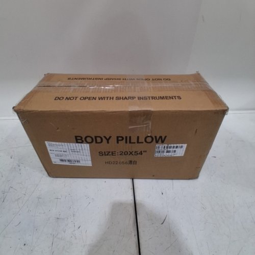 BEDTREAT BODY PILLOW WITH REMOVEABLE WASHABLE COVER - 20" X 54" - BURNT CORAL-SANGAY image 4