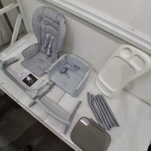 GRACO MADE2GROW 5-IN-1 CONVERTIBLE BABY TODDLER HIGHCHAIR - GREY (MODEL: 2220384) image 3
