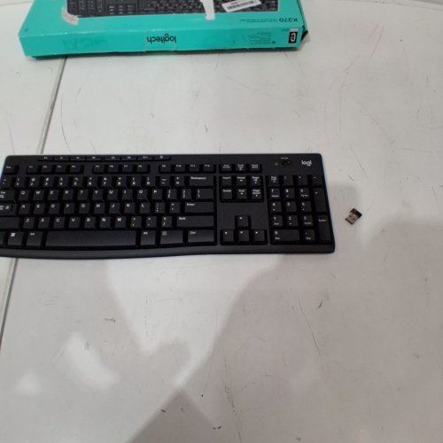LOGITECH WIRELESS KEYBOARD - 2.4 GHZ - BLACK (MODEL: K270) image 3