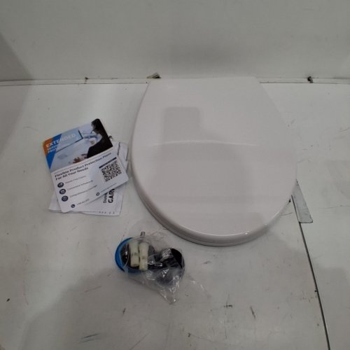 GARVEE ROUND TOILET SEAT - 14.23" X 16.45" - WHITE (MODEL: PHO_16EX3QUX) image 2