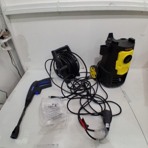 ELECTRIC PRESSURE WASHER - 2000 PSI - MAX. 1.76 GPM - 1500W - 120V - 30FT HOSE - YELLOW/BLACK (MODEL: HRT04S) image 2