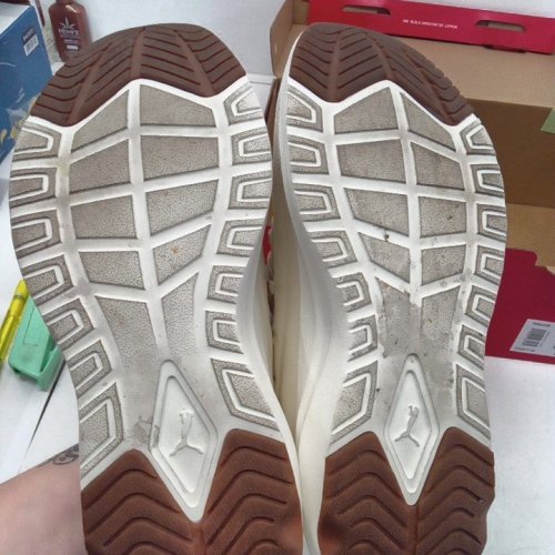 WOMEN'S PUMA RUNNING SHOES - SIZE 8 - BEIGE/PINK (STYLE: 9556608/314317-02) image 3