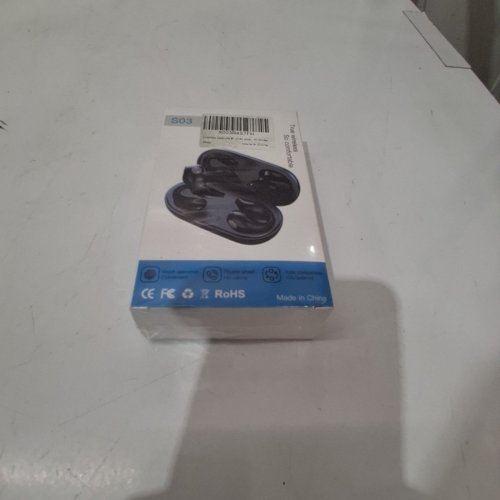 TWS OPEN-EAR CLIP ON WIRELESS EARBUDS, WITH CASE DISPLAY - BLUETOOTH 5.3 - WHITE (MODEL: S03) image 2
