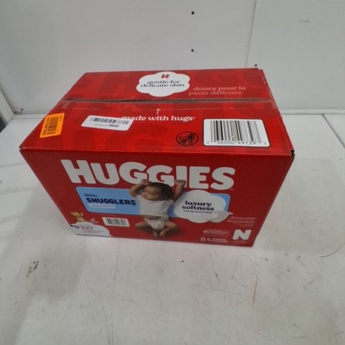 84PK HUGGIES LITTLE SNUGGLERS LUXURY SOFTNESS DIAPERS - SIZE NEWBORN (UPTO 10LBS) - DISNEY WINNIE THE POOH image 2