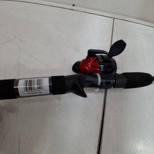 2PC ZEBCO FISHING ROD AND SPINCAST REEL COMBO - BLACK/RED (MODEL: 101) image 3