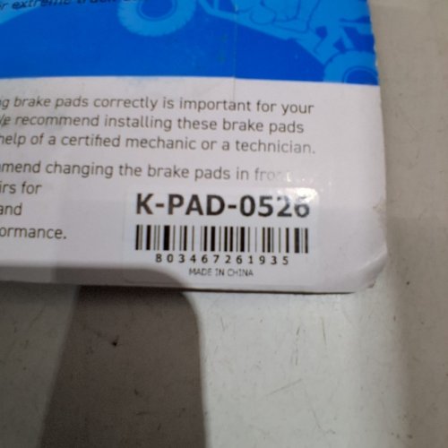 2PC NICHE INDUSTRIES CERAMIC BRAKE PAD SET - FOR SELECTED HONDA AND BMW MODELS (MODEL: K-PAD-0526) image 4