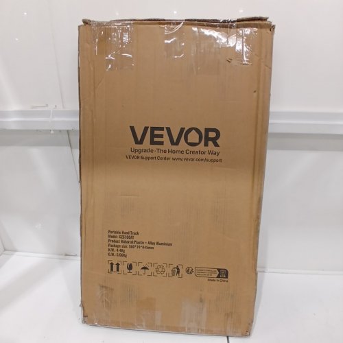 VEVOR FOLDING HAND TRUCK DOLLY - 305LBS CAPACITY - ORANGE / GREY (MODEL: GZS100AT) image 4