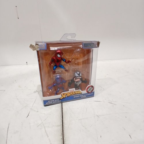 3PK MARVEL COMICS SPIDER-MAN DIE-CAST FIGURES - 3"- SPIDERMAN/SPIDERMAN 2099/VENOM - (MODEL:1929782) image 3