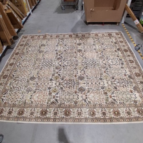 BAVNI LIGHTWEIGHT LOW PILE VINTAGE FLORAL AREA RUG - 8FT X 10FT - DARK ESPRESSO image 3