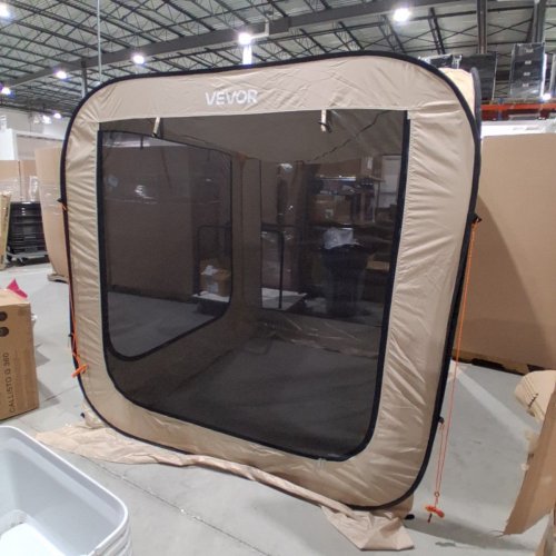 SCREEN HOUSE TENT 7FT X 6FT - TAN / BLACK (MODEL: 121139) image 2