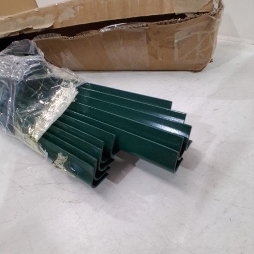 10PK GARDEN FENCE POST HEAVY DUTY METAL U-POST FOR WIRE FENCE- 5FT - GREEN image 3