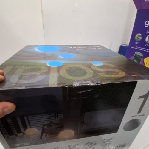 GTX BRANDS SOLAR LED SPHERE - 16 LED COLOURS - 11"- WHITE (MODEL: 2009524 ) image 4