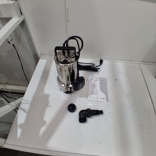 LANCHEZ 1.6HP STAINLESS STEEL SUMP PUMP - 115V - 1100W - 5500GPH - SILVER/BLACK (MODEL: Q1100B56-L) image 3