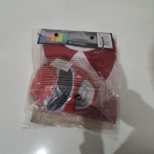 2PC KIDS DISGUISE POWER RANGER CLASSIC MUSCLE COSTUME - SMALL - RED/WHITE (STYLE: DI79729) image 4