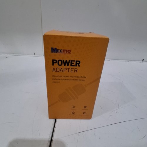 MECMO POWER ADAPTER WITH LOCKING RING - NEMA L14-30P (125V/250V) - GENERATOR PRONG MALE PLUG CONNECTOR - YELLOW image 2