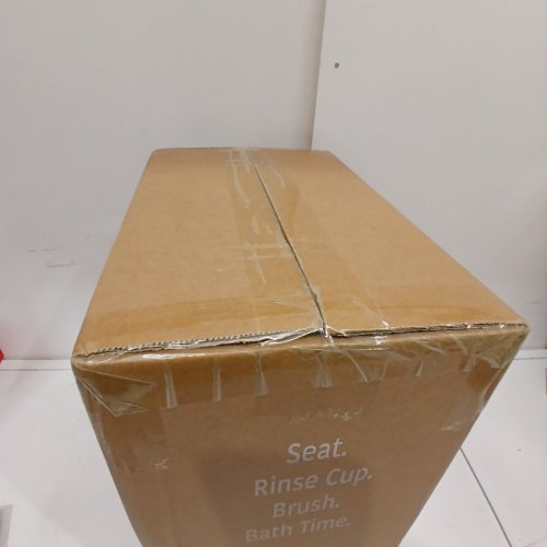 HIBBY BABY NON-SLIP WITH SUCTION CUPS BATH SEAT - 6M+ - BEIGE image 3